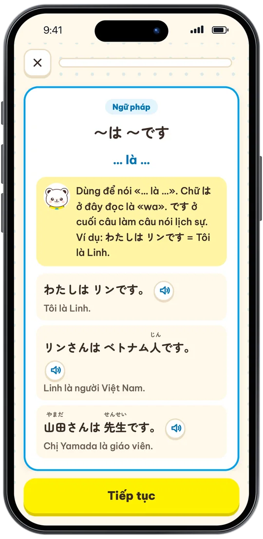 Giải thích ngữ pháp bằng tiếng Việt